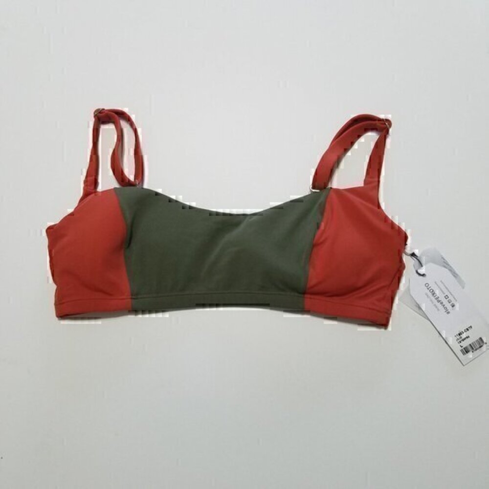 NWT Peixoto Revolve Swimwear Bikini Top Padded Size L